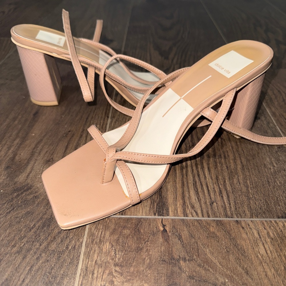 Dolce Vita Nude Strappy Heels